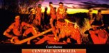 Corroboree in Central Australia post card