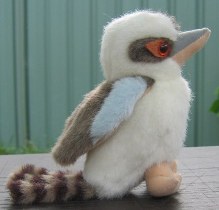 5 inch laughing kookaburra soft toy