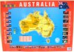 Map of Australia poster
