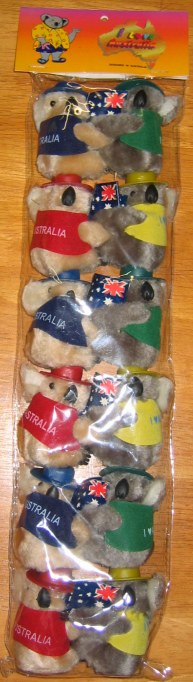 Christmas clip on koalas go in sets of 12 toys