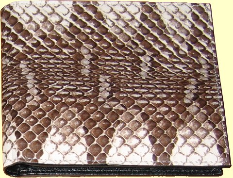 Tiger Snake Leather Wallet