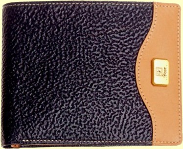 Kangaroo leather credit card men's wallet